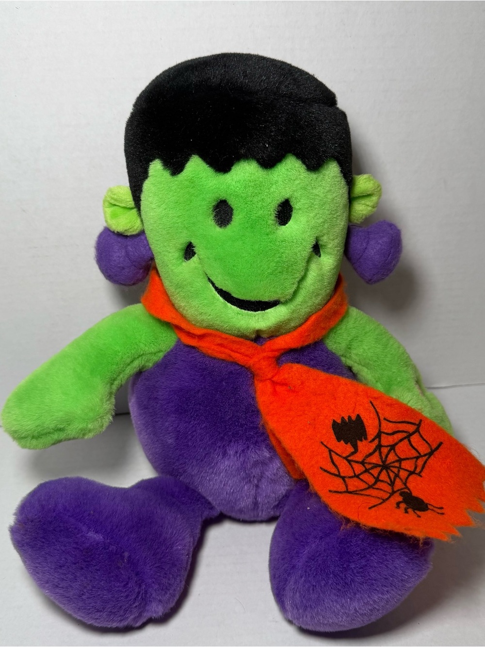 Dan Dee Frankenstein Tickle Wiggle Talking Stuffed Animal Plush Monster Vintage
